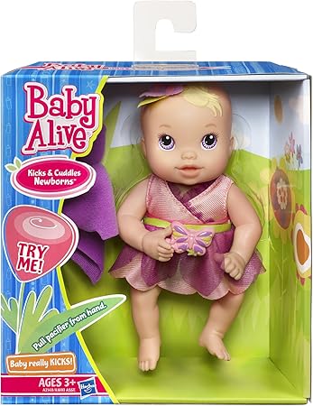 baby alive kicks and cuddles