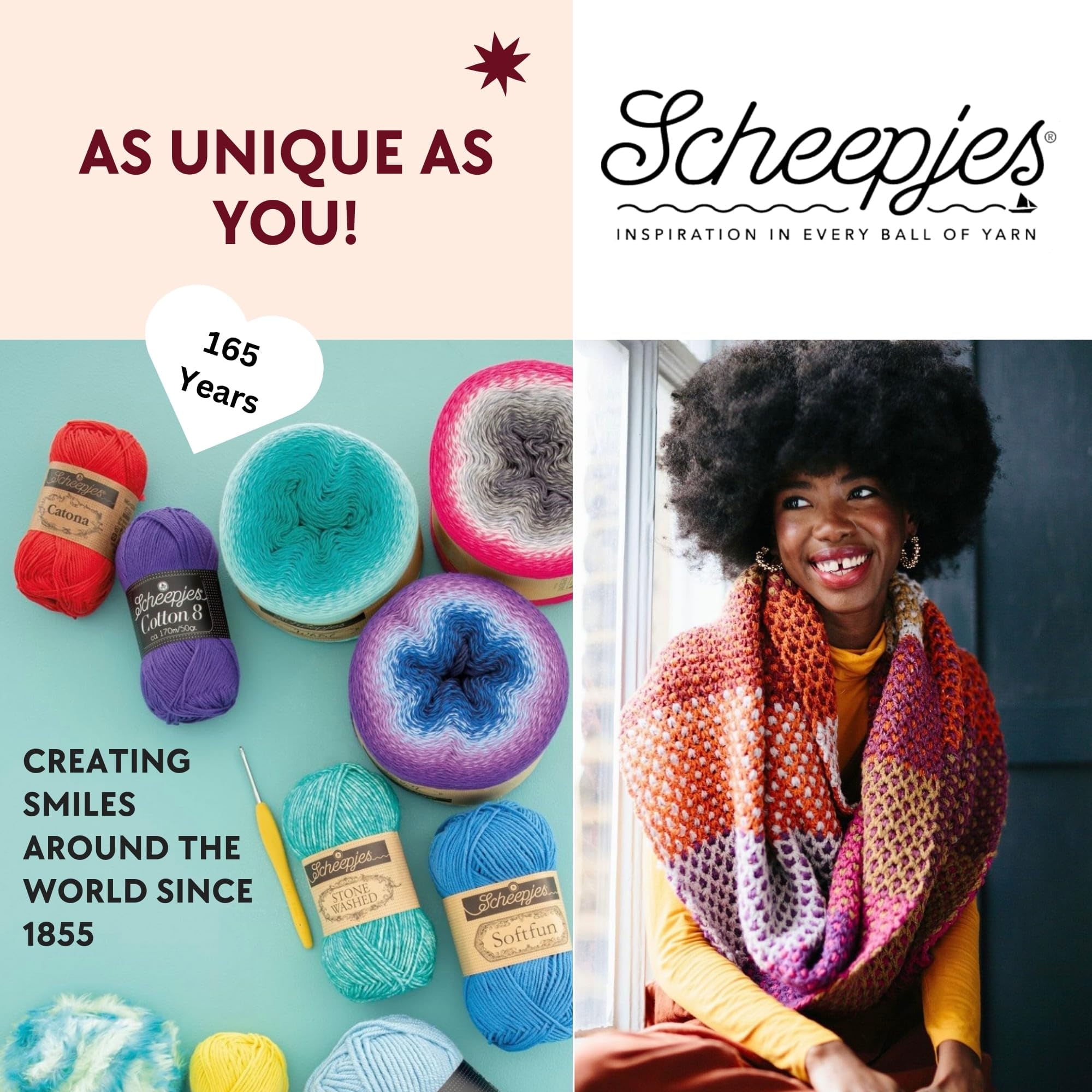 Scheepjes Woolly Whirl Yarn, 1000m - 472 Sugar Sizzle