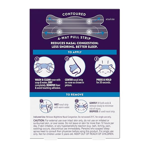 ZZZQUIL SLEEP NASAL STRIPS, CLEAR NASAL STRIPS, SNORING RELIEF FROM NASAL CONGESTION, WORKS INSTANTLY, REDUCES NASAL CONGESTION FOR LESS SNORING AND BETTER SLEEP, DRUG FREE, 52 NASAL STRIPS