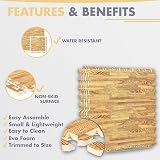 Lions Interlocking EVA Foam Gym Flooring Mats Non Slip Cushion Puzzle Tiles view 2