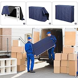 Nouva Moving Blankets 12 Pack, Heavy Duty 72" x