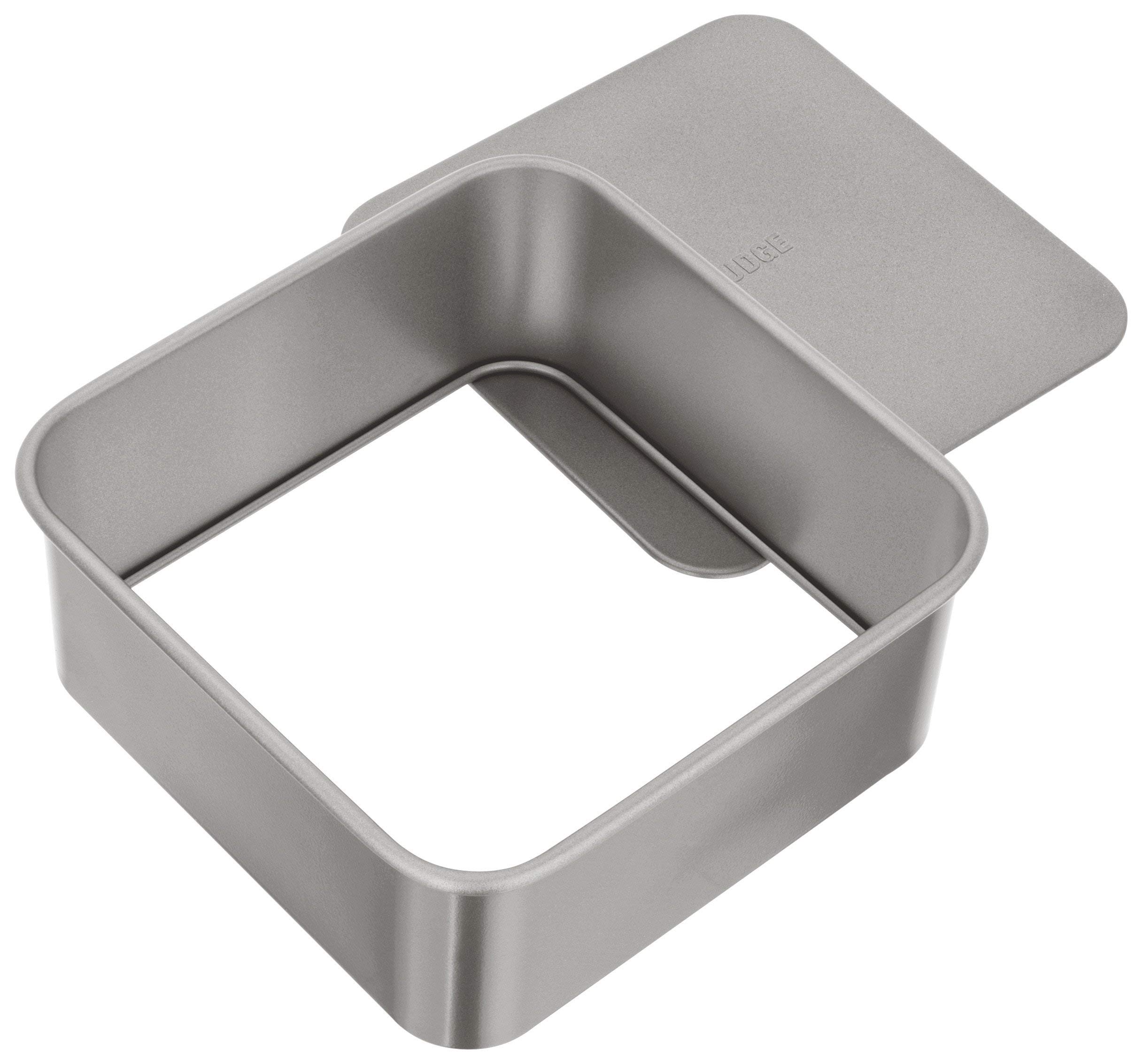 Judge Non-Stick Square 8" Cake Tin with Loose Base, Dishwasher Safe, 20cm x 20cm x 8cm — image 1