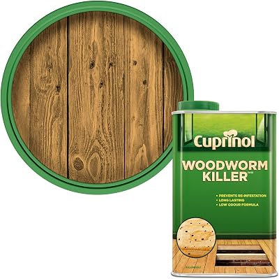 Cuprinol Low Odour Woodworm Killer 1 Litre Natural