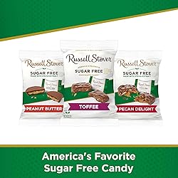Russell Stover Sugar Free Toffee Squares with