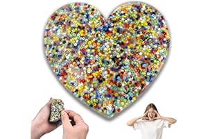 HICYOO Picky Pad Skin Picking Fidget Toy, Silicone Big Picking Pad Reusable Heart Shape 4.2'' x 3.8'' Picking Fidget Toys for Skin Pickers Relax Anxiety Toy for Adults