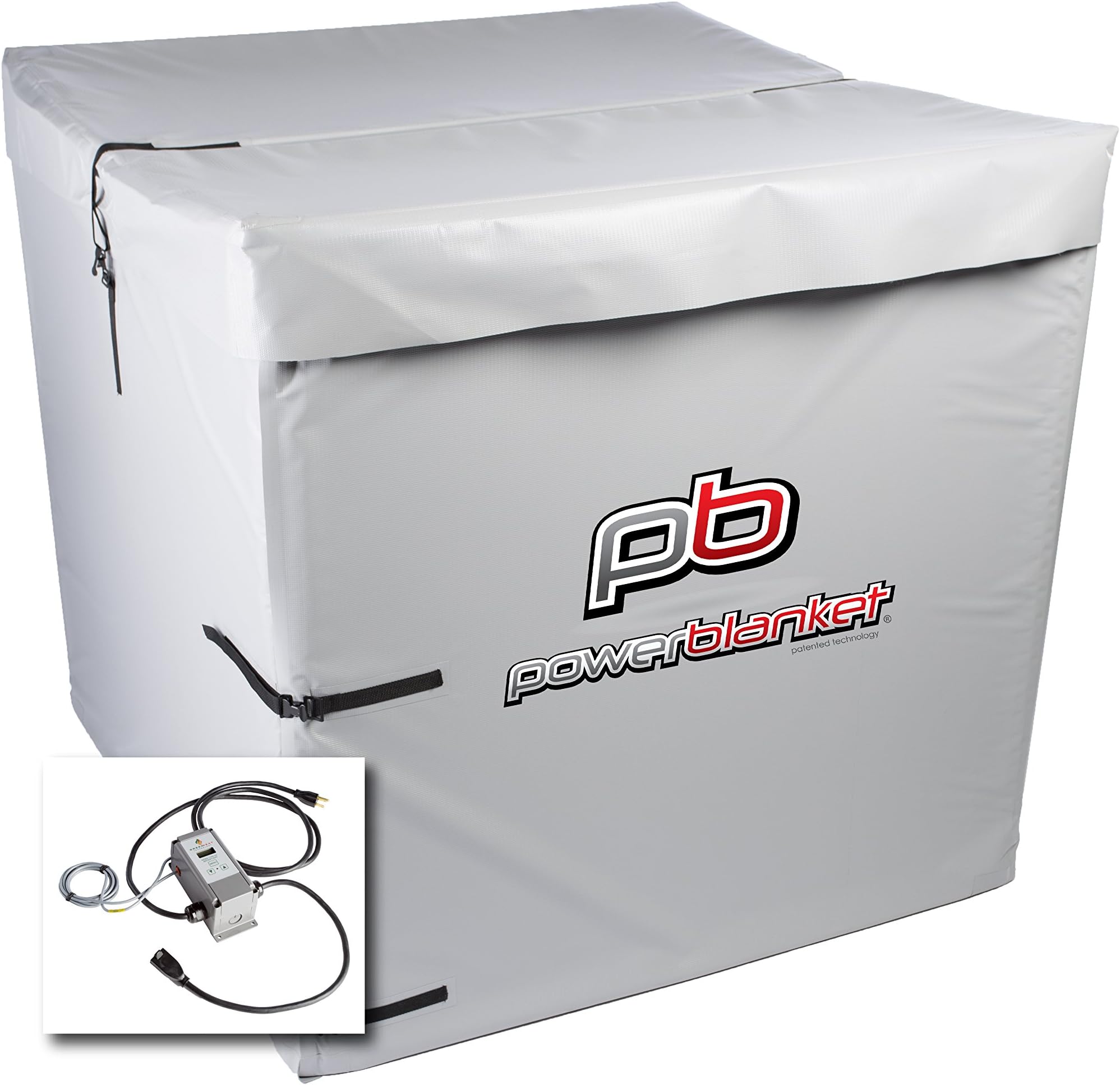 Powerblanket HB64G Xtreme Alloy Hot Box, 64 Cubic feet, 4' x 4' x 4', Gray