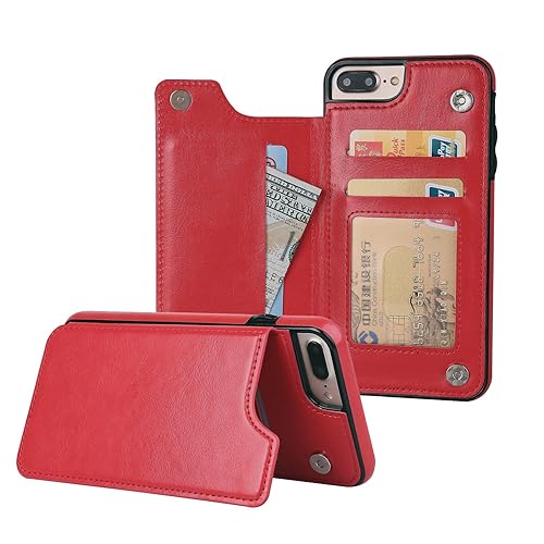 iPhone Plus iPhone Plus Wallet Case with Card Holder,OT ONETOP