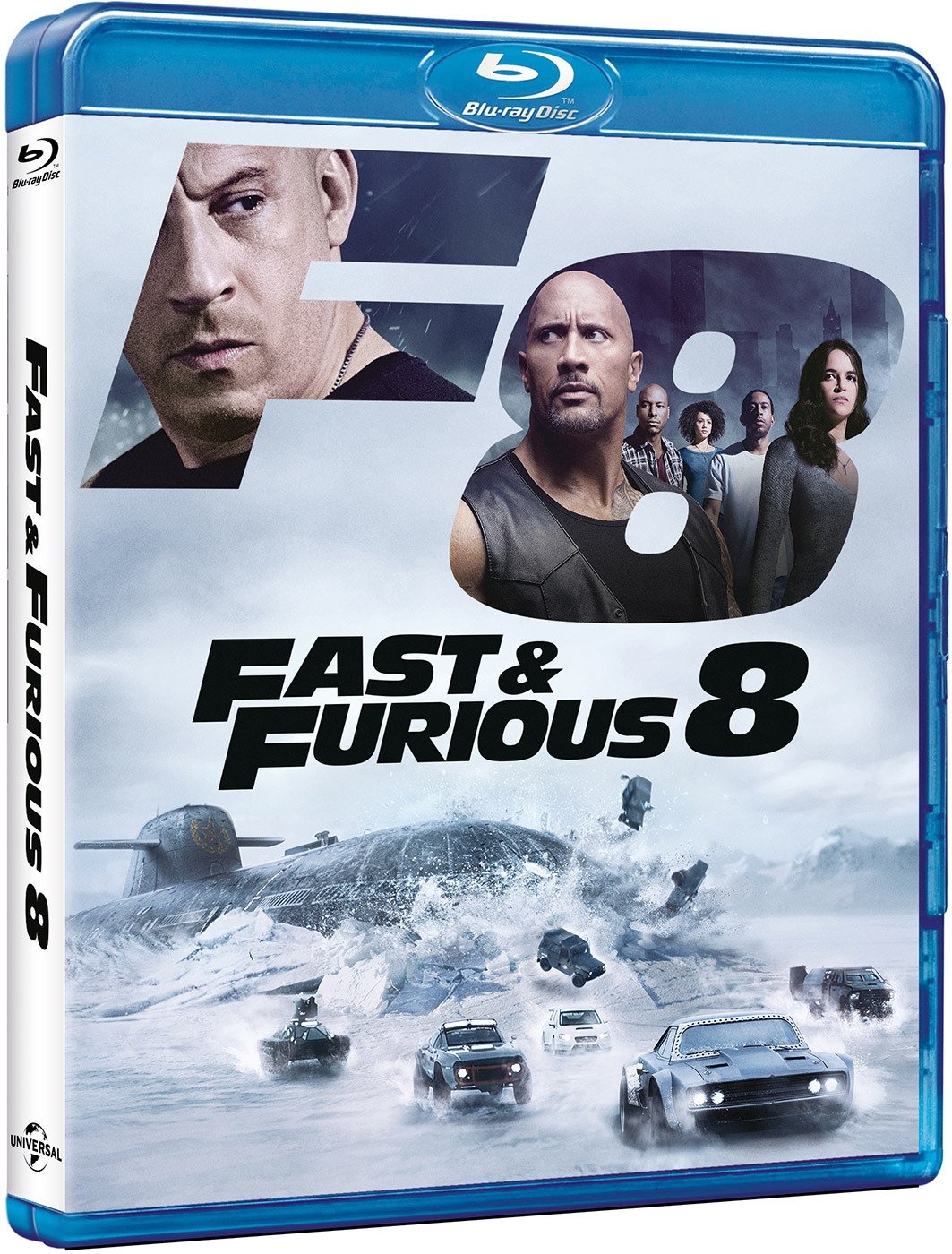 The Fate of The Furious (Fast & Furious 8 - BLU RAY -, Spain Import, See Details for Languages)