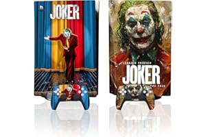 Heiko PS-5 Skins Console Disc Version Compatible with PlayStation 5, Anime Vinyl Decals Skin Stickers Controller, Bubble-Free Waterproof Sticker, Third-Party PS5 Accessories(JK)