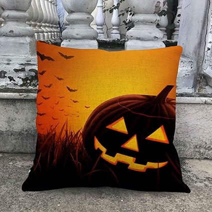 Download Promini Decorative Pillow Cover Halloween Pillow Cover Halloween Decor Halloween Svg Halloween Decorations For Home Couch Sofa Bedding 16x16 Inches Amazon Co Uk Kitchen Home
