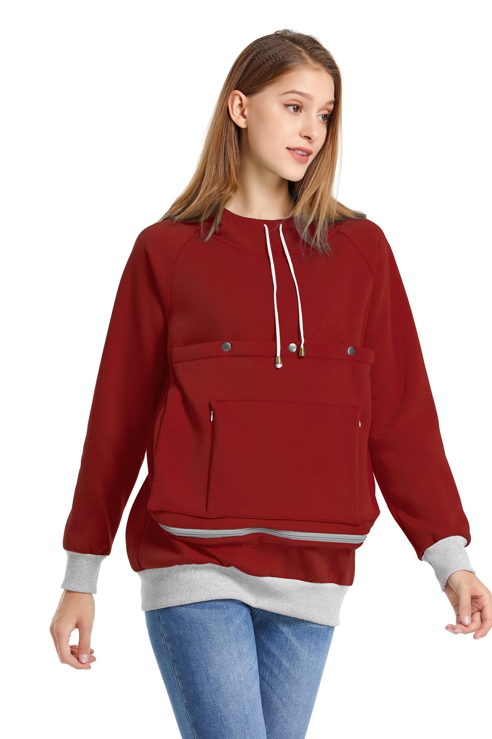 Unisex Kangaroo Pocket Pullover Hoodie