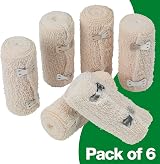 Safety First Aid Group HypaBand Crepe Cotton Bandages 10cm x 4.5m Pack of 6 view 5