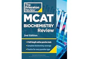 Princeton Review MCAT Biochemistry Review, 2nd Edition: Complete Content Prep + Practice Tests (Graduate School Test Preparation)