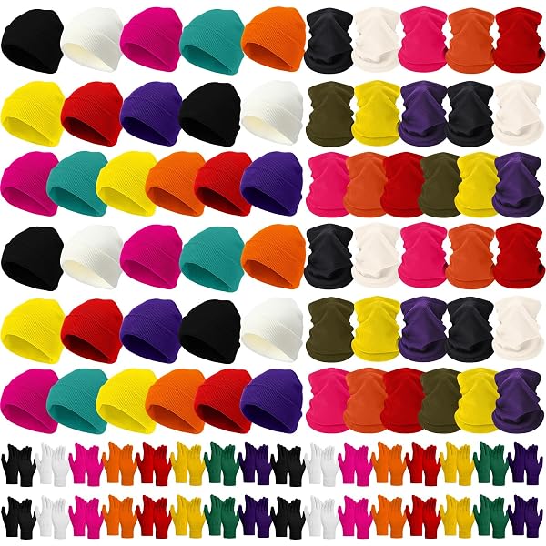 Liitrsh Winter Beanie Scarf Gloves Set - 8 Pack Unisex, Perfect For Donations Or Gifts - View #7