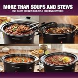 Andrew James 8L Slow Cooker Roast-to-Rest Ceramic Bowl Glass Lid 3 Heat Settings view 6