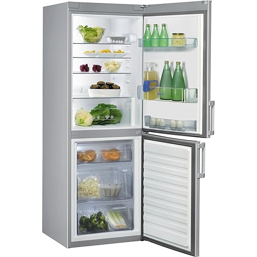 Whirlpool WBE3114 TS Independiente 307L A+ Acero inoxidable nevera ...