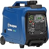 Westinghouse Outdoor Power Equipment 4000 Peak Watt Super Quiet Dual Fuel Portable Inverter Generator, Wheel & Handle Kit, Ga