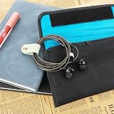 Thinp 6 Pcs PU Leather Cord Organizer Reusable Cable Straps Ties Winder Holder view 5
