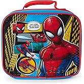 Fast Forward Spiderman Kids Lunch Box - Insulated Lunch Bag Lunch Box Kids Girls Boys School Preschool Elementary Picnic, Size One Size, Spiderman Red/Blue