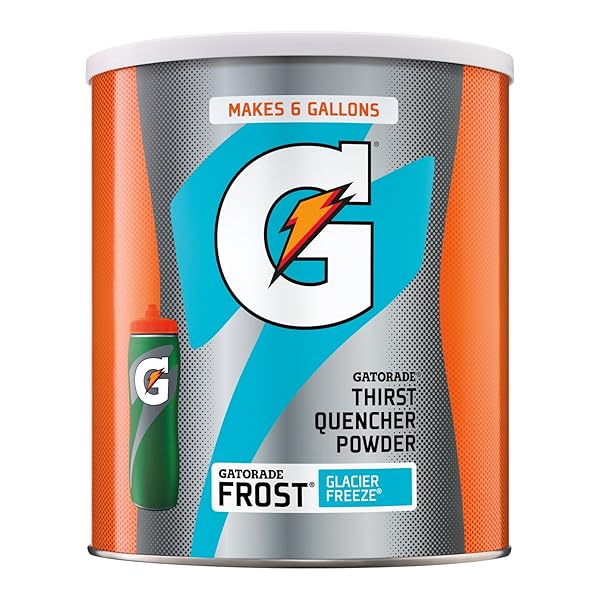 GATORADE THIRST QUENCHER, FROST GLACIER FREEZE, 51 OUNCE POWDER