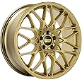 BBS RX-R Gold Satin Wheel with Painted Finish (19 x 9. inches /5 x 120 mm, 32 mm Offset)