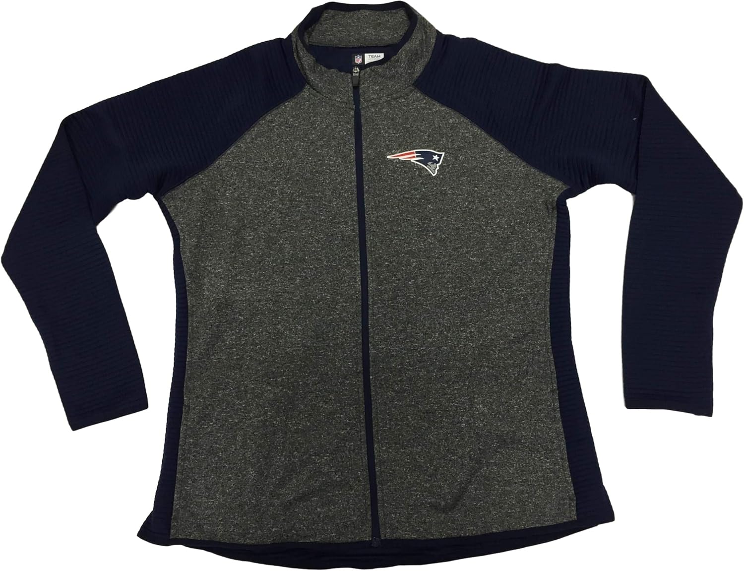 NFL Team Apparel New England Patriots Women's Full Zip Jacket (Medium 8