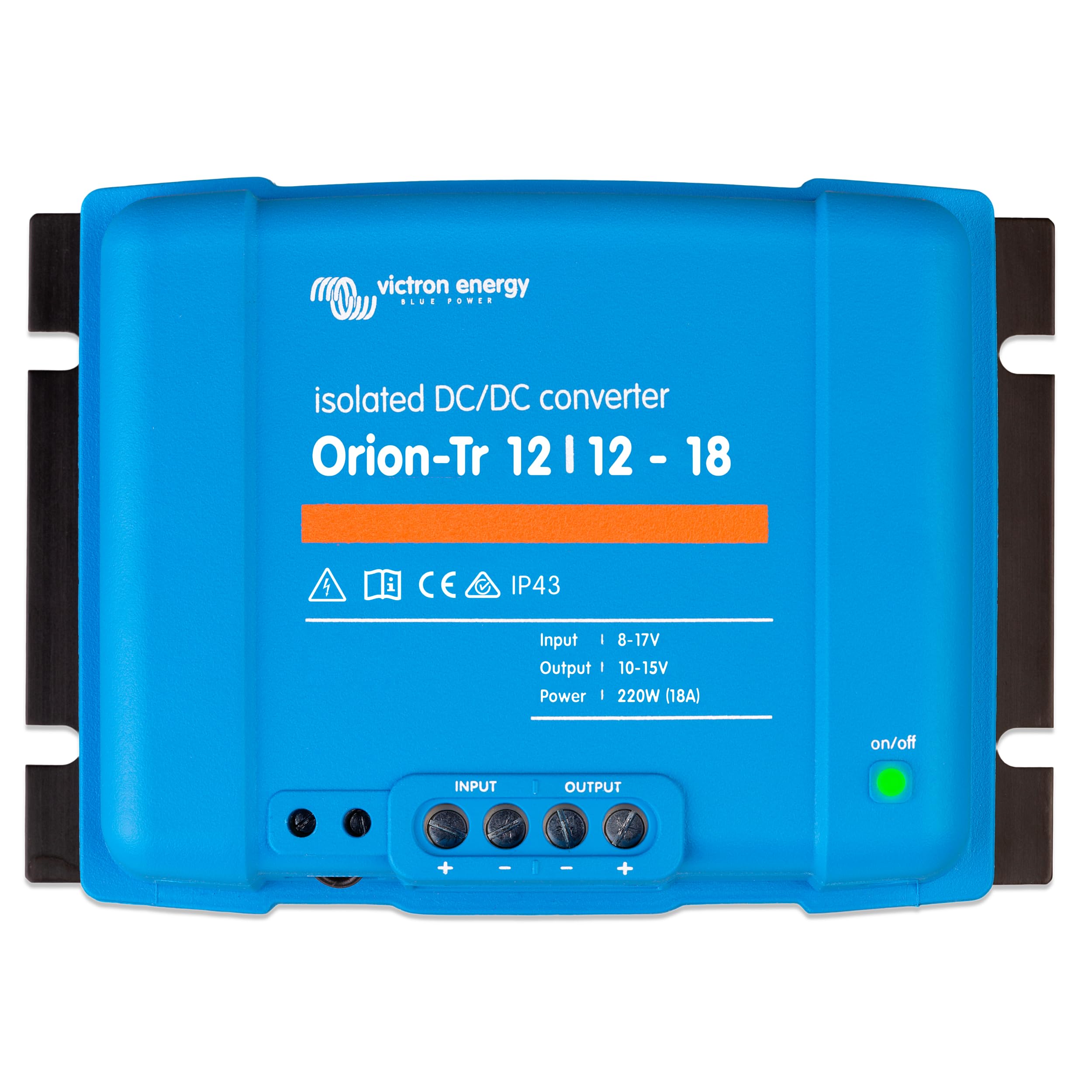 Photo 1 of Victron Energy Orion-Tr DC to DC Converter - 12/12-Volt 18 amp 220-Watt - IP43 Protected - for Dual Battery Systems - Isolated