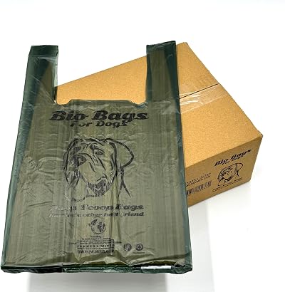 Panmer Poo Bags Leak Proof Dog Waste Bags 500 With Handles 210x350mm