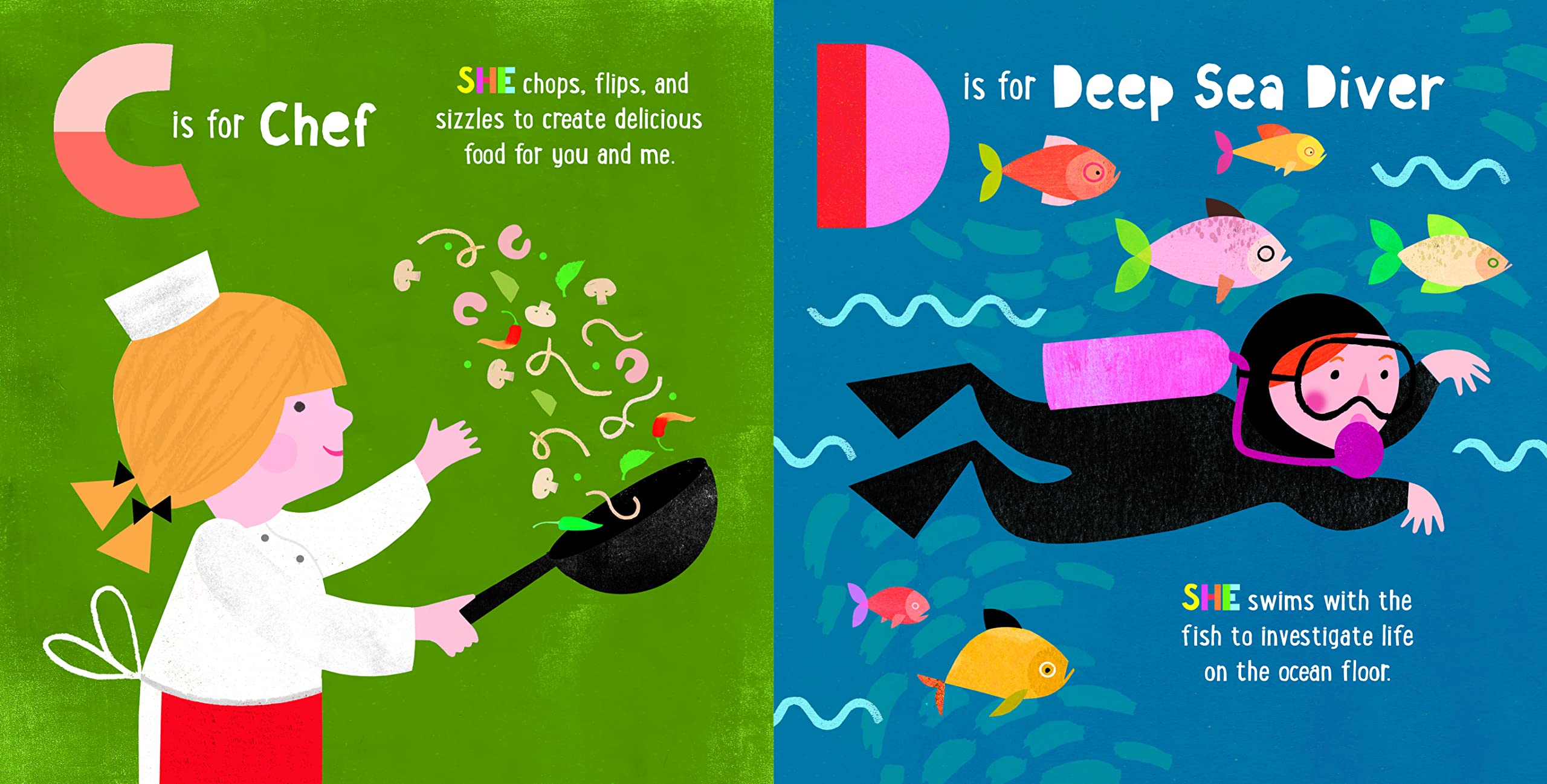 ABC for Me: ABC What Can She Be?: Girls can be anything they want to be, from A to Z (Volume 5)