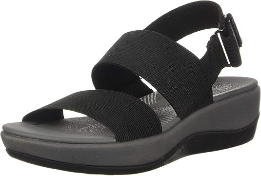 clarks women's star mello wedge sandal