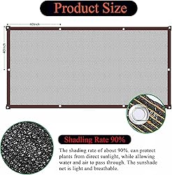 Shade Cloth - Garden Shade Mesh Netting with
