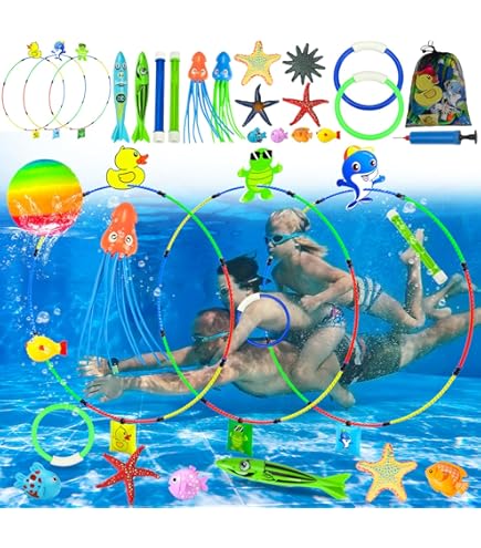 Juguetes Para Piscina De Buceo Juguetes De Buceo Para Piscina