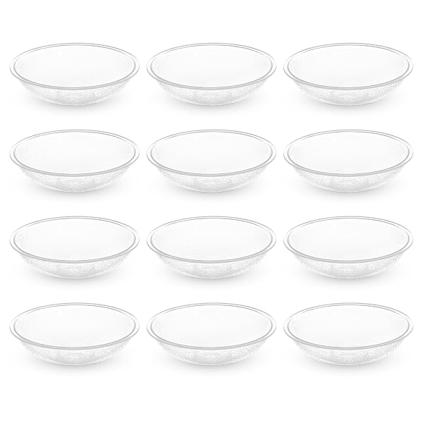 CARLISLE FOODSERVICE PRODUCTS 720607 ROUND PEBBLED SALAD SERVING...