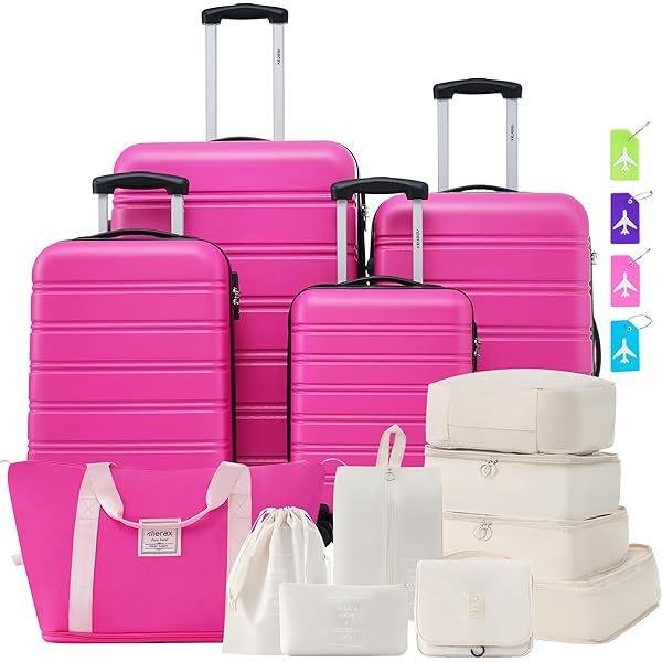 Amazon.com: Merax Luggage Set, 13 Piece Suitcase Set with Travel