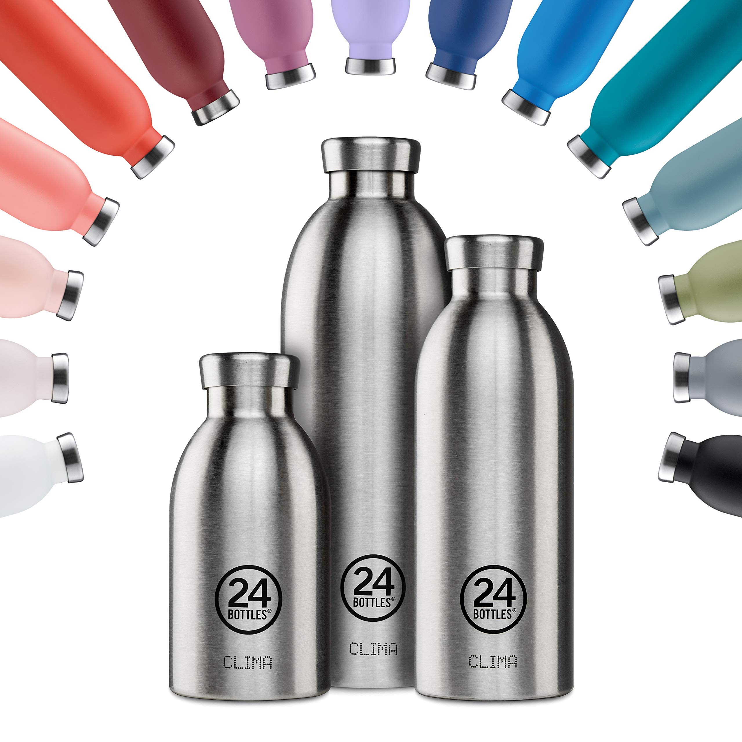 24 Bottles Clima Bottle Insulated Drinking Flask, dark blue, 500 ml