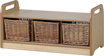 nursery storage bench