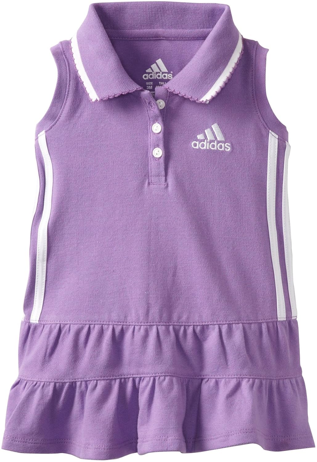 Buy adidas Baby Girls' Ace Polo Dress, Medium Purple, 18 Months at
