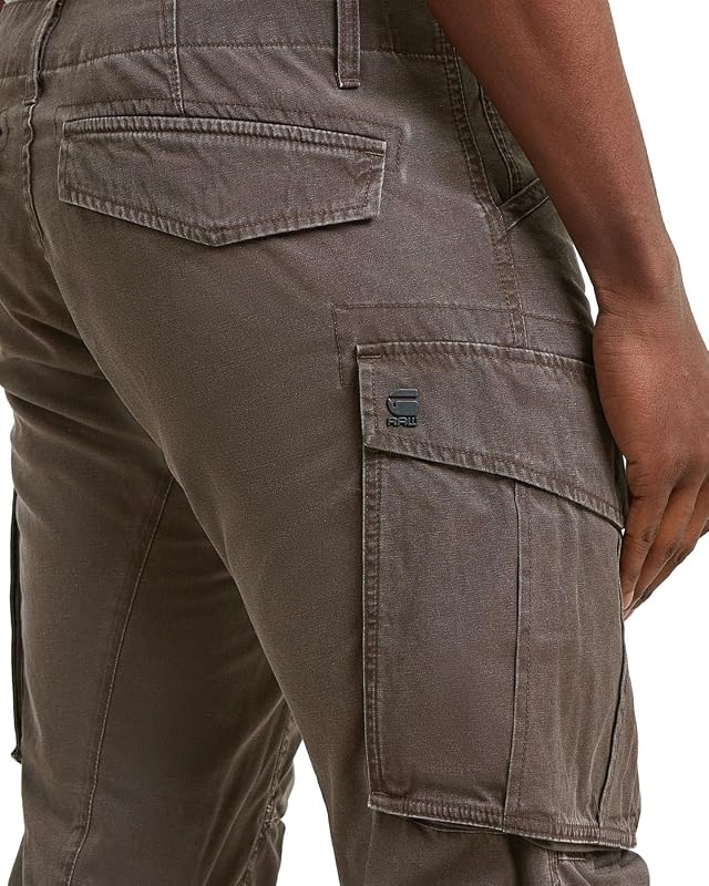 Calças Rovic Zip 3D regulares afiladas para homens, tamanho: 33/32, cor castanha