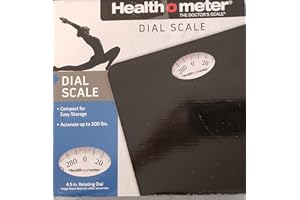 Health O Meter Dial Scale, Black