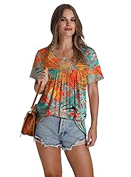WEESO Womens Summer Tops 2025 Short Sleeve T Shirts