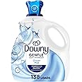 Downy Gentle Soft + Fresh Fabric Softener Liquid, Ocean Mist Scent, 93 FL OZ, 138 loads, Liquid Fabric Softener Designed to be Gentle on Skin