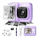 ETIKEZ Kids Camera, 1080P Instant Digital Print