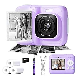 ETIKEZ Kids Camera, 1080P Instant Digital Print