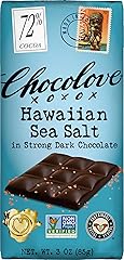 Chocolove, Bar Chocolate Dark 72% Hawaiian Sea Salt, 3 Ounce