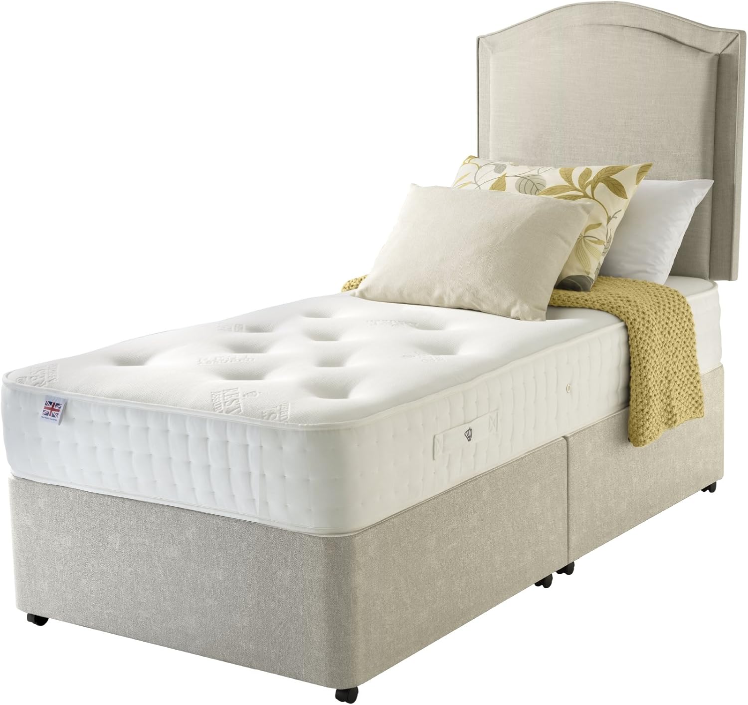 Rest Assured Chiswick Memory 800 Pocket Divan Bed and Mattress Single