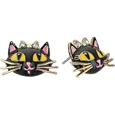 Betsey Johnson Cat Stud Earrings Pink Stud Earrings