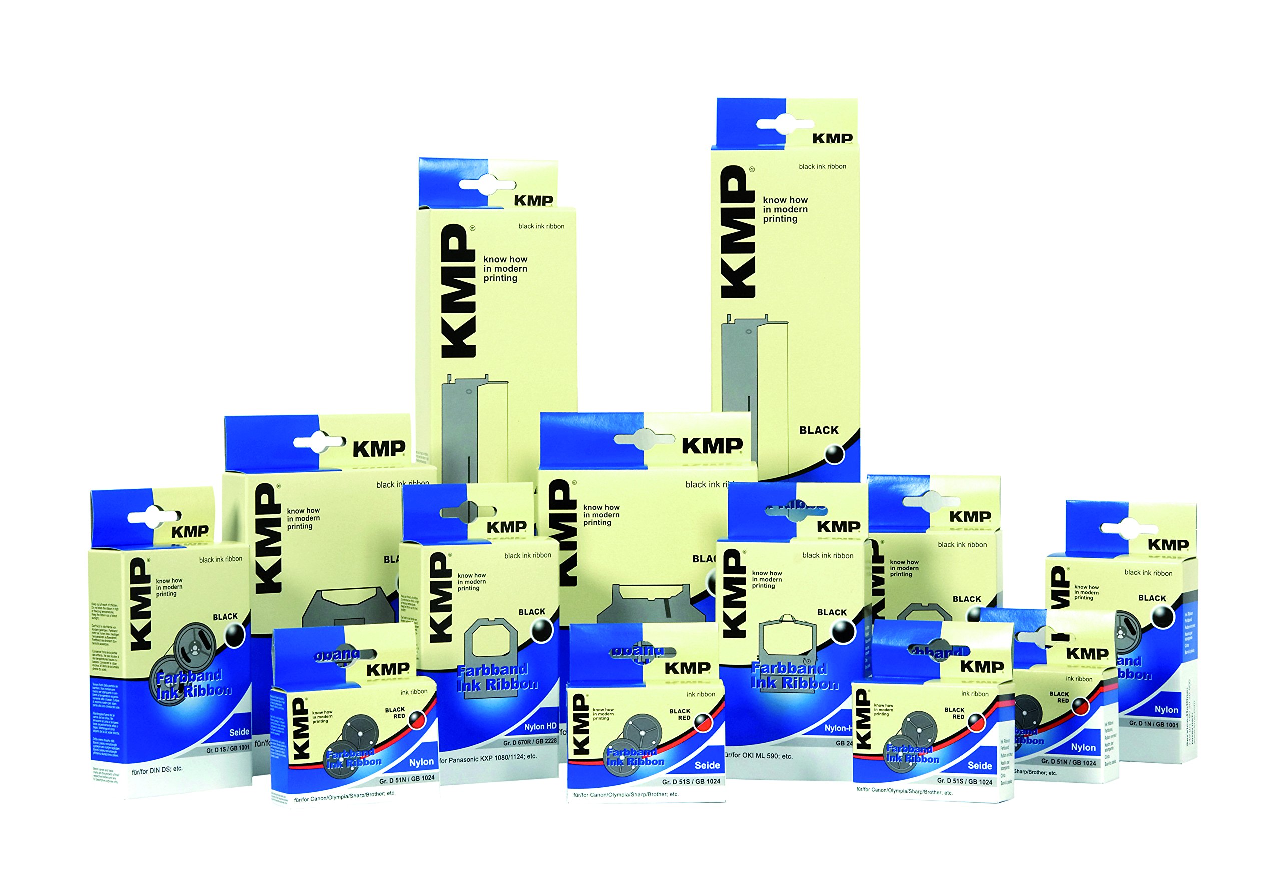 KMP Ink Ribbon Nylon Size 185N for TA SE 1010 Black