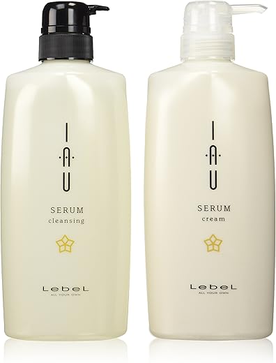 ルベル イオ セラム クレンジング シャンプー 600mL & クリーム トリートメント 600mL セット Lebel iau SERUM