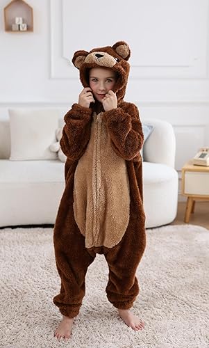 ATOZ Onesie for Kids, Animal Pajamas Halloween Cosplay Costume for