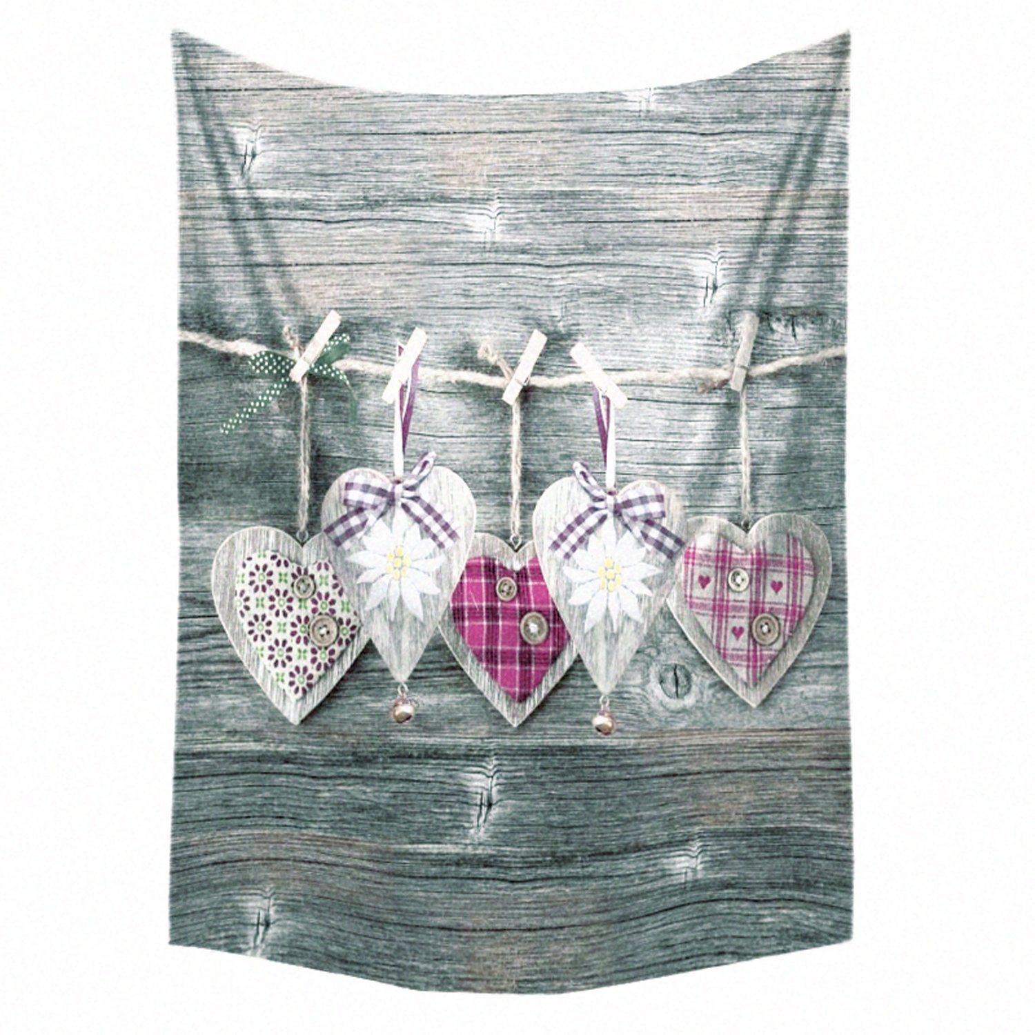 Printed Flannel Throw Blanket \